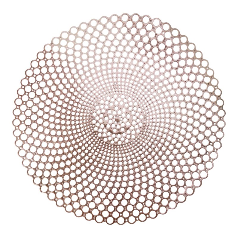 MANTELES INDIVIDUALES REDONDOS NAVIDEÑOS PARA COMEDOR DE COCINA DE PVC 38CM