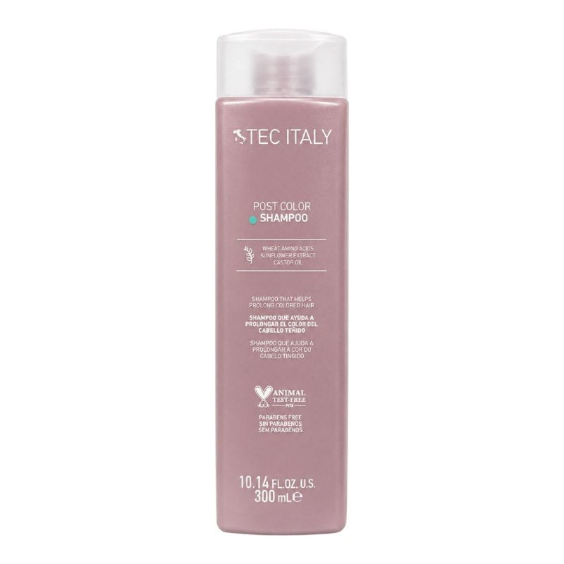 SHAMPOO PARA CABELLOS TEÑIDOS QUE PROLONGA EL COLOR CON AMINOACIDOS DE TRIGO TEC ITALY 300ML