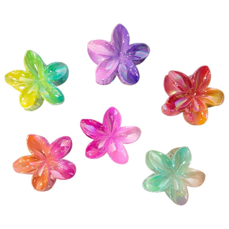 GANCHO PARA EL CABELLO DE PINZA DE FLOR HAWAIANA, PINZAS DE SUJECION FUERTE, ACCESORIO PARA EL CABELLO 9CM, PAQUETE 12UND