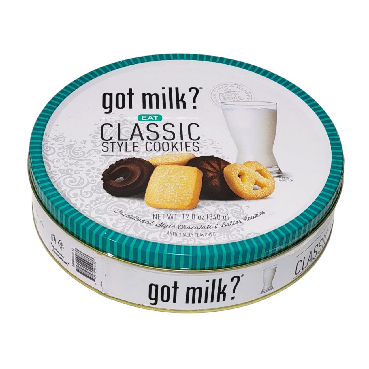 GALLETAS GOURMET CAJA DE GALLETAS DE CHOCOLATE Y MANTEQUILLA ESTILO TRADICIONAL GOT MILK EAT CLASSIC STYLE COOKIES 340G