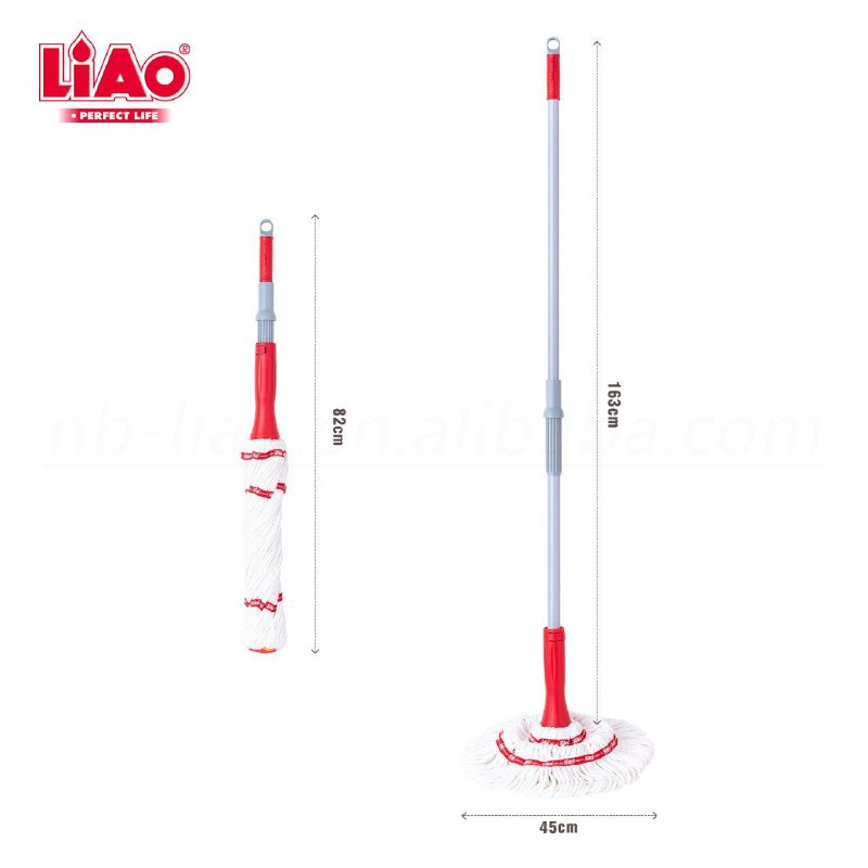 TRAPEADOR MAGICO AUTO EXPRIMIBLE DE ALGODON LIAO TWIST MOP A1301106 45X163CM