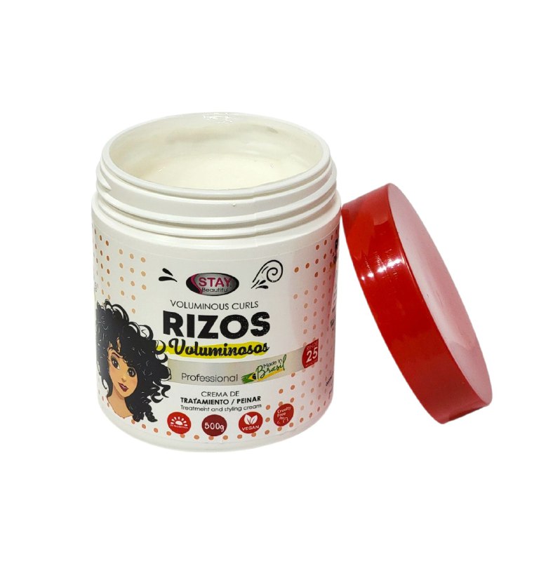TRATAMIENTO PARA EL CABELLO EN CREMA PARA RIZOS VOLUMINOSOS HIDRATANTE STAY BEAUTIFUL 500G