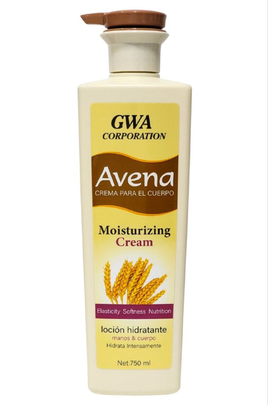 CREMA CORPORAL HIDRATANTE REPARADORA CON AVENA DE EUROPA ORIENTAL GWA 750ML