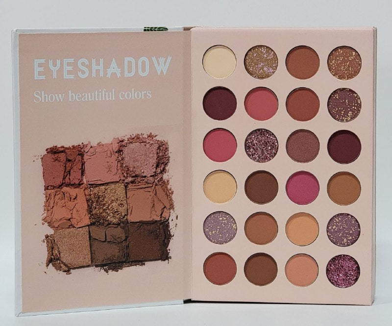 SOMBRA DE OJOS EN PALETA, LIBRO DE MAQUILLAJE SOMBRA DE OJOS, RESALTADOR, BLUSH, POLVO, CORRECTOR CEJAS MOC ALLURE COSMETICS MAKEUP 60G
