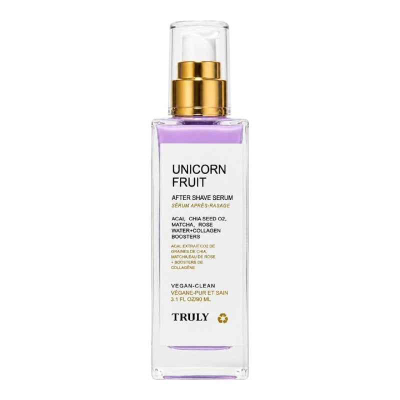 SUERO CORPORAL CALMANTE E HIDRATANTE PARA DESPUES DEL AFEITADO CON AROMA UNICORN FRUIT TRULY 90ML
