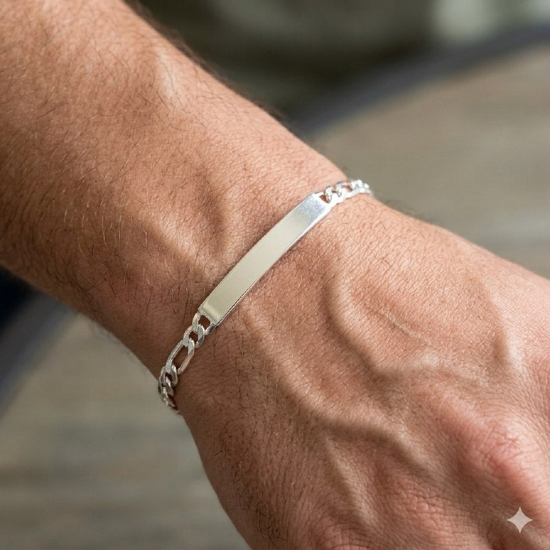 PULSERA DE PLATA 9.25 PARA HOMBRE PESO: 3.6G