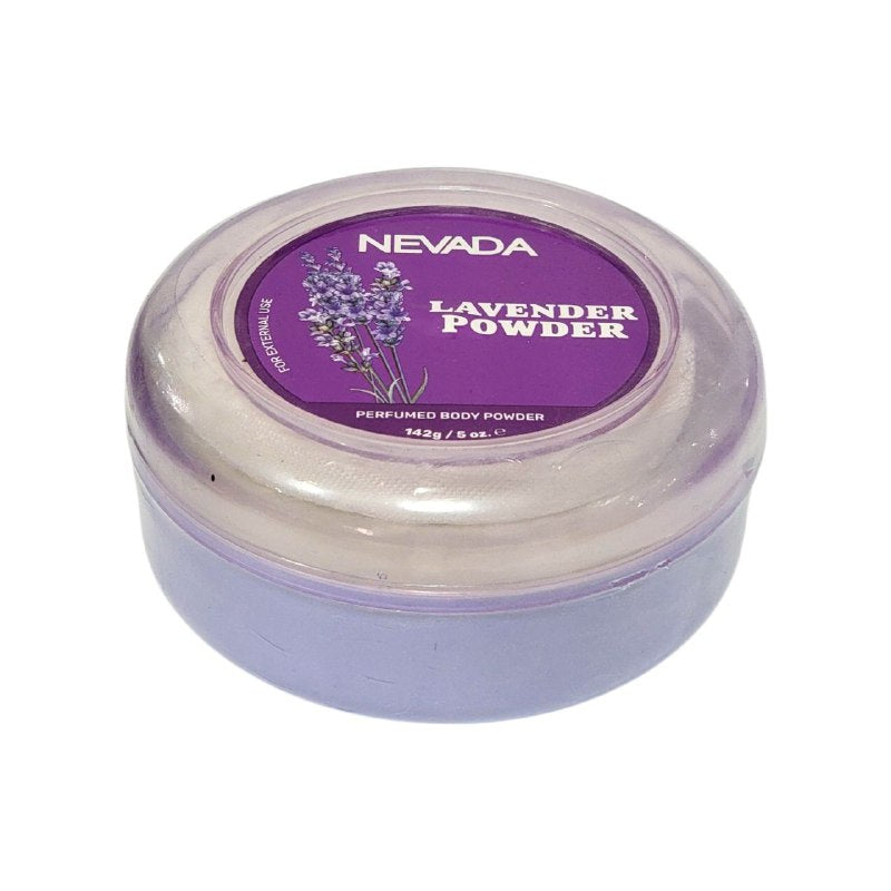 POLVO CORPORAL PERFUMADO RELAJANTE CON AROMA A LAVANDA NEVADA 142G