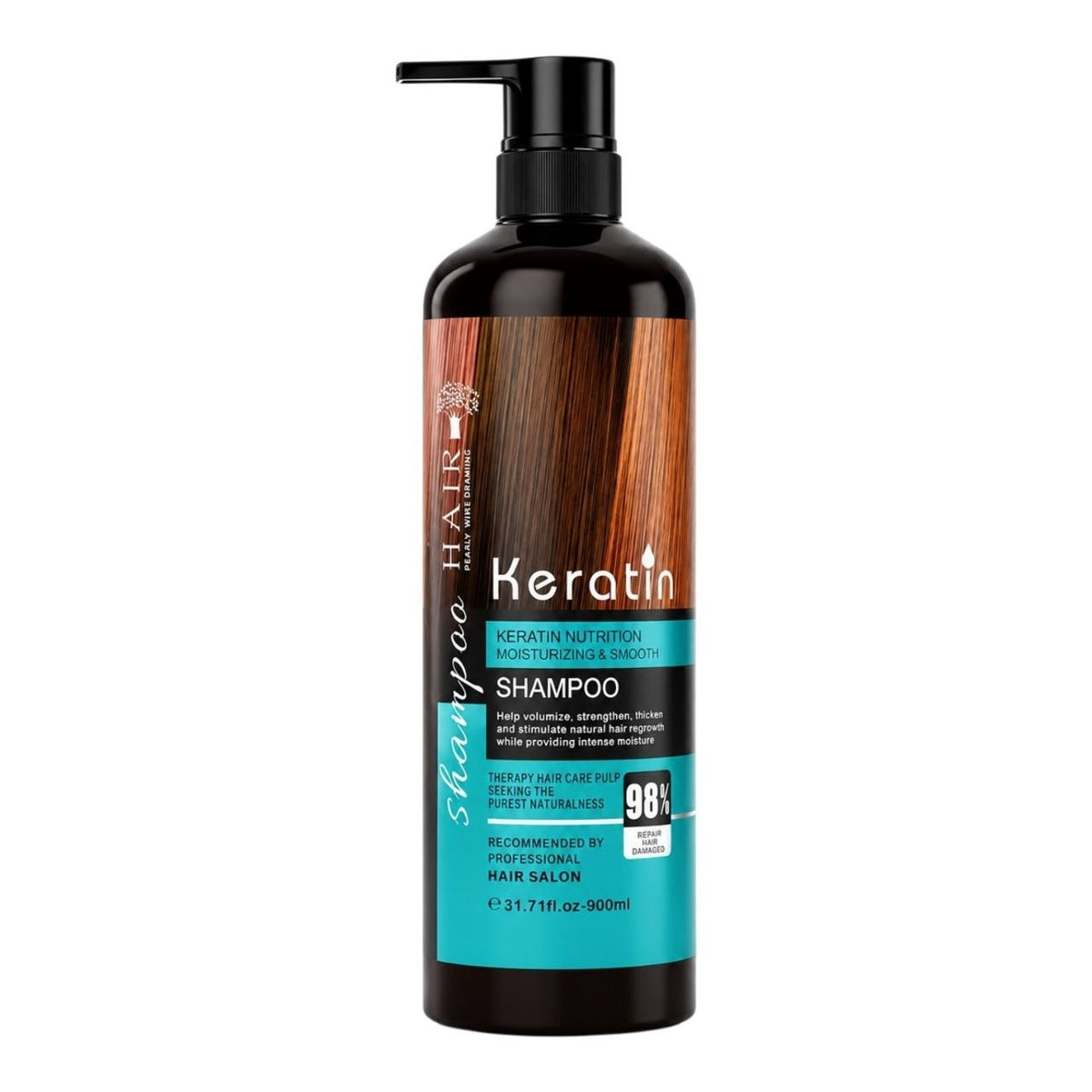 SHAMPOO NUTRITIVO DE KERATINA HAIR PEARLY 900ML