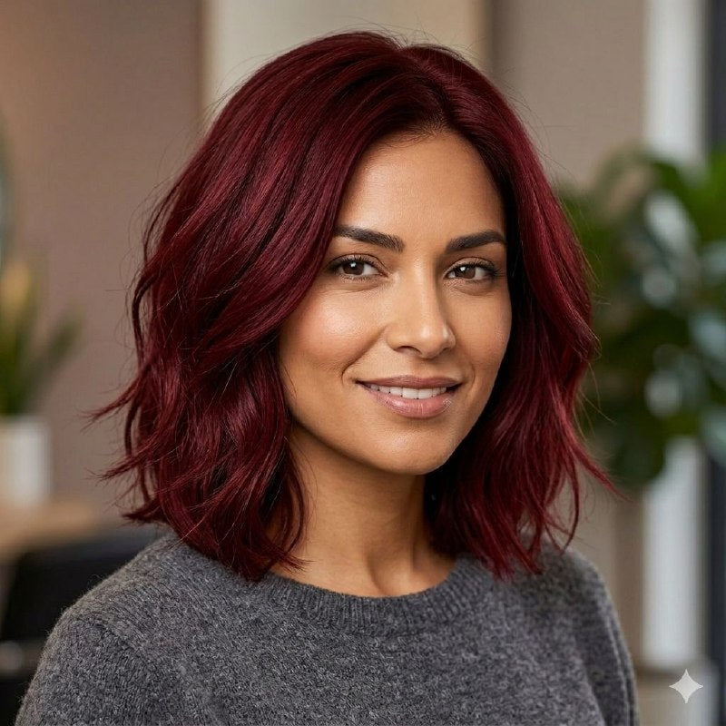 TINTE PERMANENTE PARA EL CABELLO EN CREMA RUBIO OSCURO ROJO INTENSO 6.66 1+1 TEC ITALY 90ML