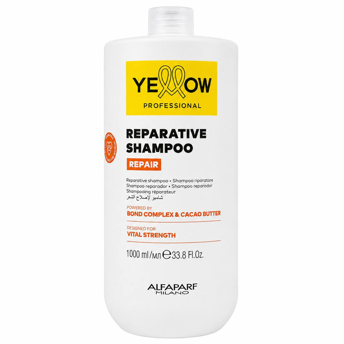 SHAMPOO REPARADOR CABELLO DAÑADO Y DEBILITADO YELLOW PROFESSIONAL 1000ML 1 UND