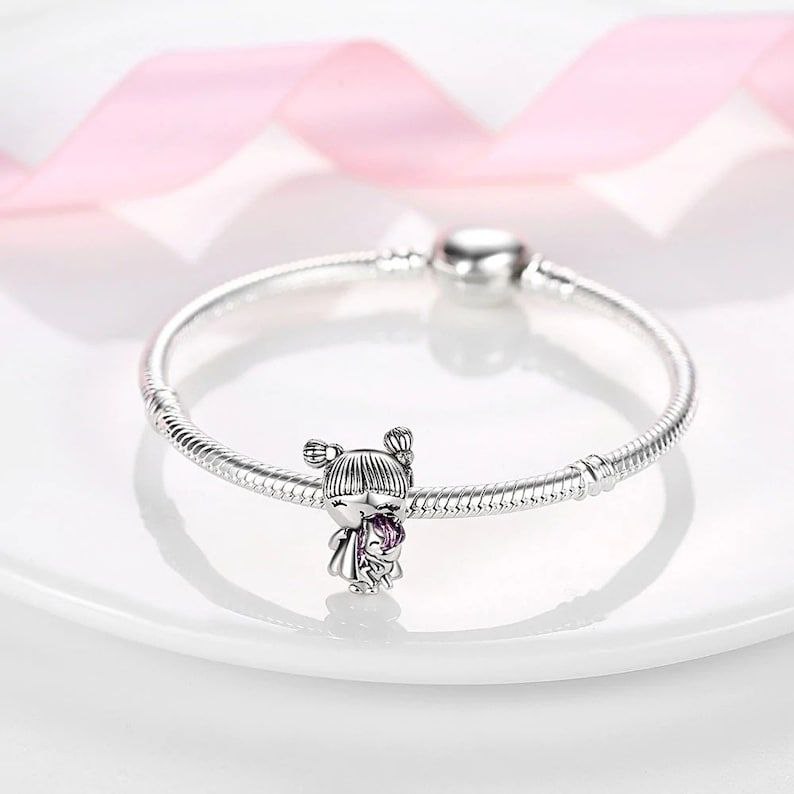 PCHARM1529$1 FORMA NIÑA PANDORA PLATA 9.25