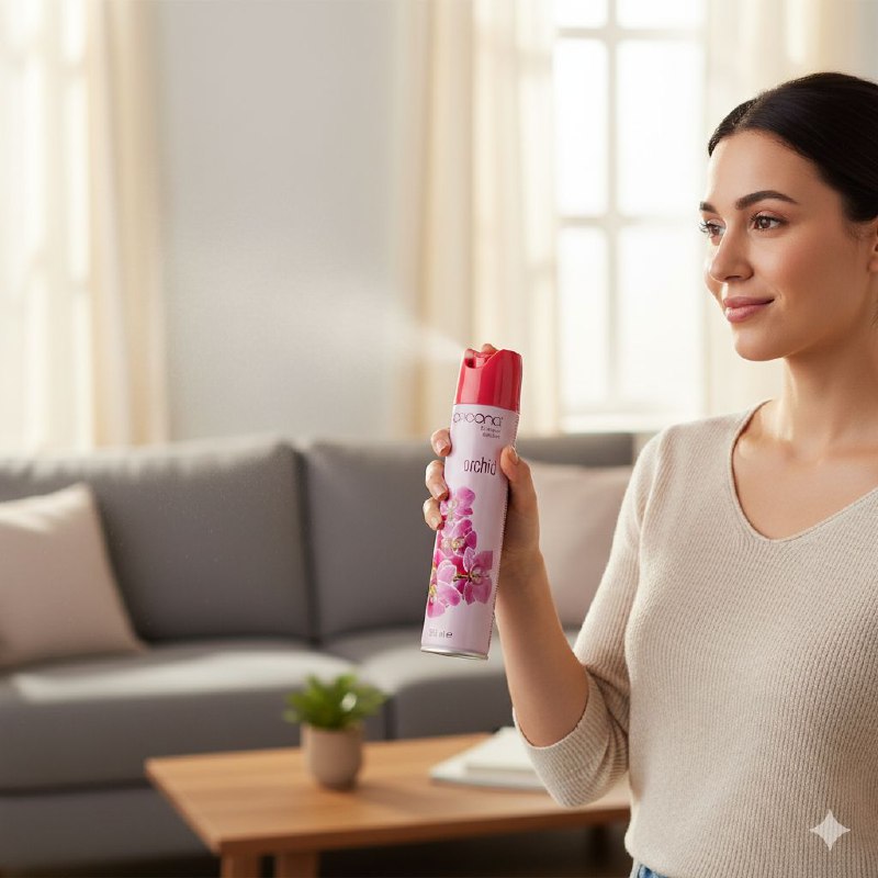 AMBIENTADOR AROMATIZANTE EN SPRAY DE ORQUIDEA SORA 300ML