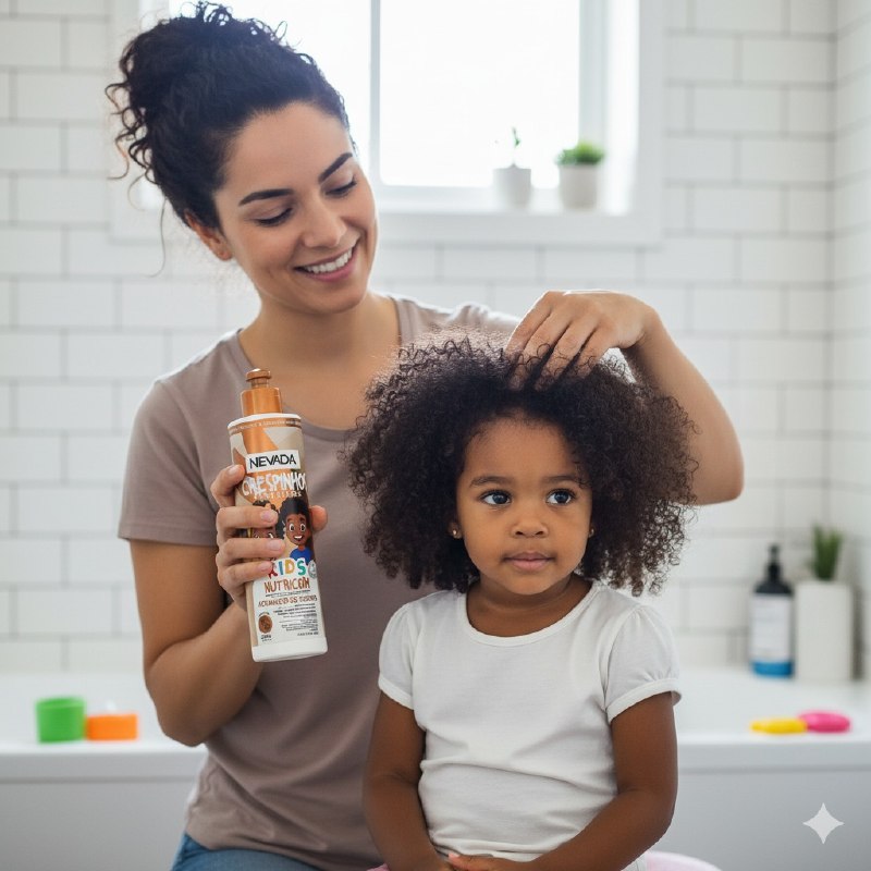 CREMA PARA EL CABELLO ACTIVADORA DE RIZOS DESENREDANTE HIDRATANTE NEVADA KIDS 300ML