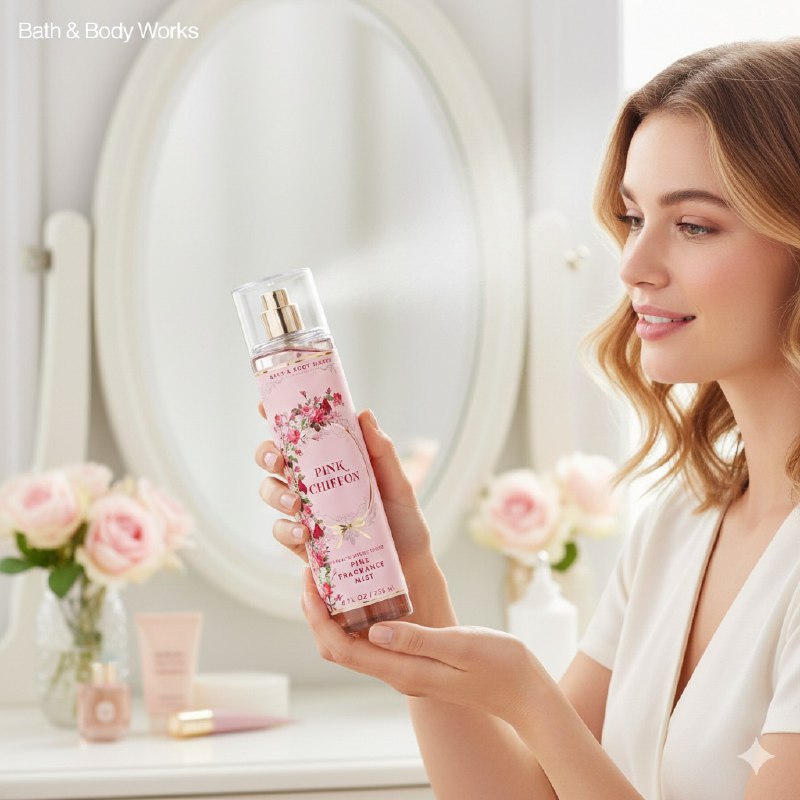 BATH & BODY WORKS SPLASH PINK CHIFFON 236ML (M)