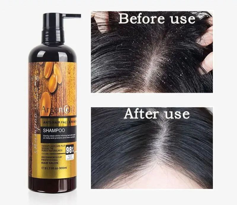SHAMPOO CON ACEITE DE ARGAN ANTICAIDA Y RENOVANTE HAIR 900ML