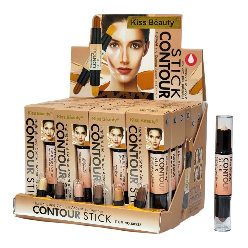 CONTORNO EN BARRA RESALTA Y CONTORNEA KISS BEAUTY 8G (DUPE DE NYX)