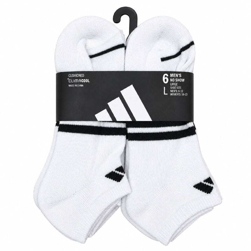 CALCETA TOBILLERA ORIGINAL ADIDAS 6 PARES TALLA MUJER 10-13 TALLA HOMBRE 8-12