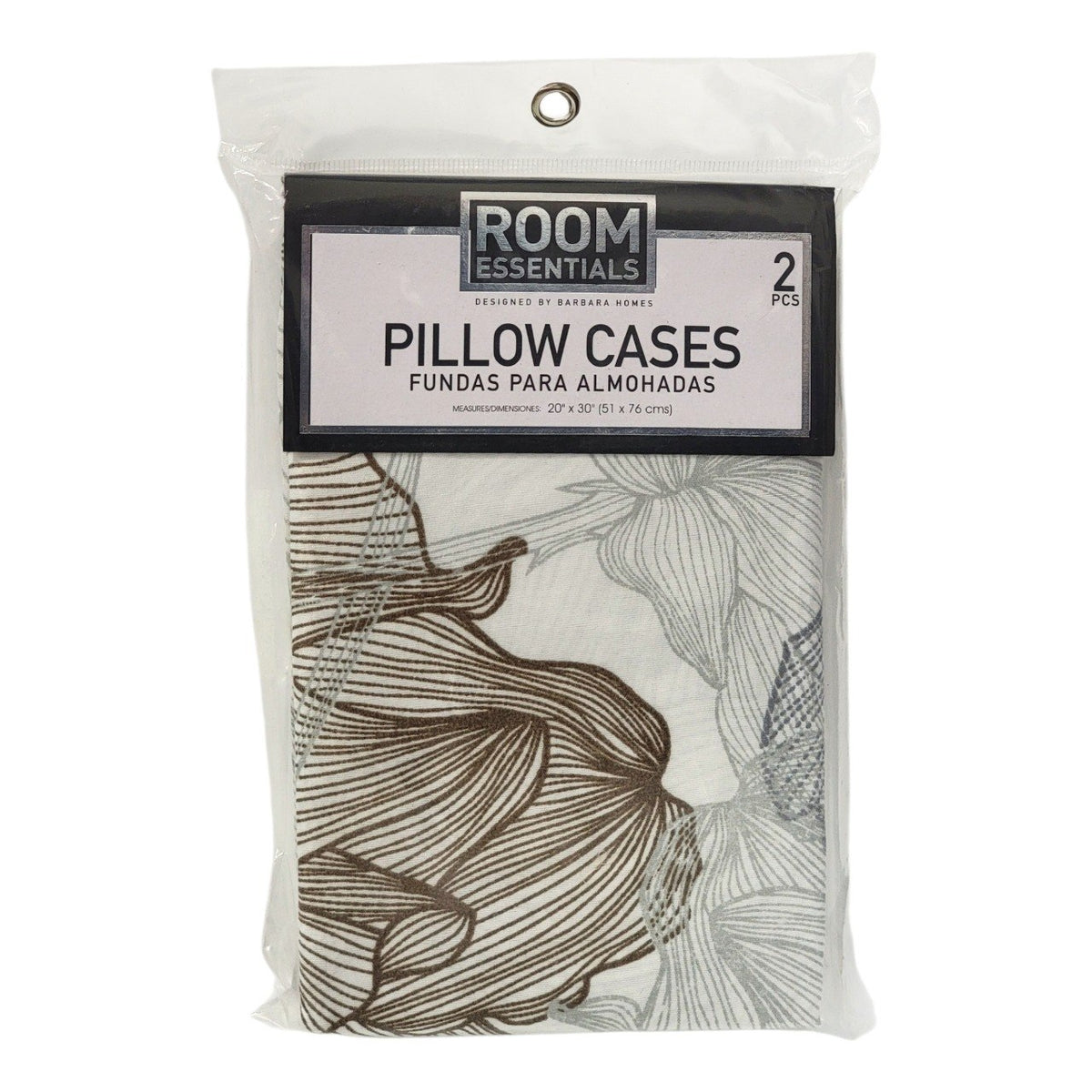 FUNDAS PARA ALMOHADAS ROOM ESSENTIALS 51X76CM X 2PCS