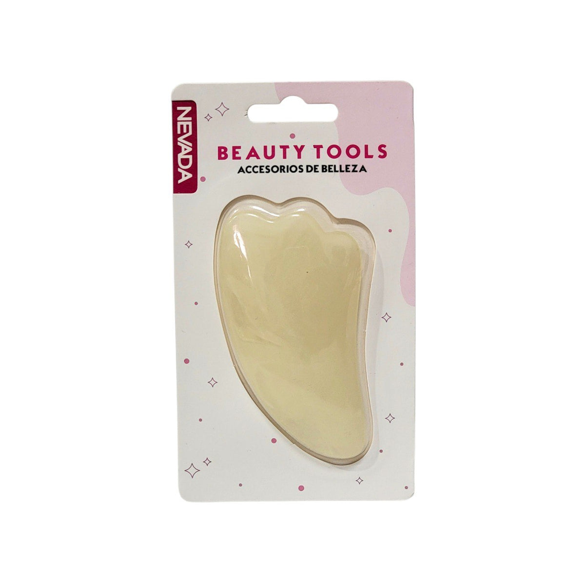 PIEDRA DE CUARZO GUA SHA NEVADA BEAUTY TOOLS 3 COLORES DISPONIBLES 3X10CM