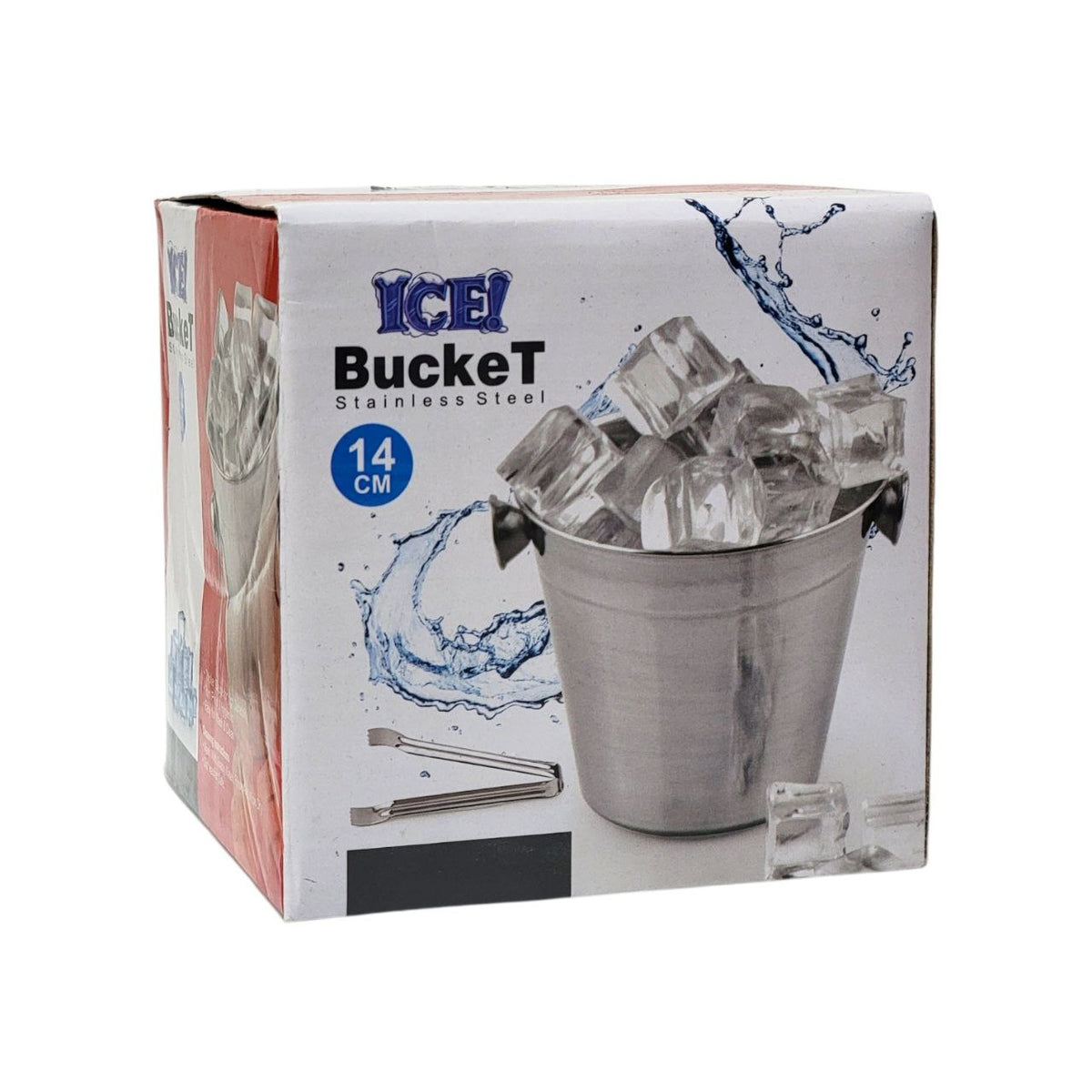 CUBETA PARA HIELO DE ACERO INOXIDABLE 14CM