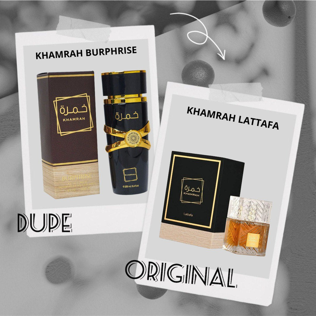 KHAMRAH BURPHRISE EDP 250ML (U) (AROMA SIMILAR LATTAFA KHAMRAH EDP)