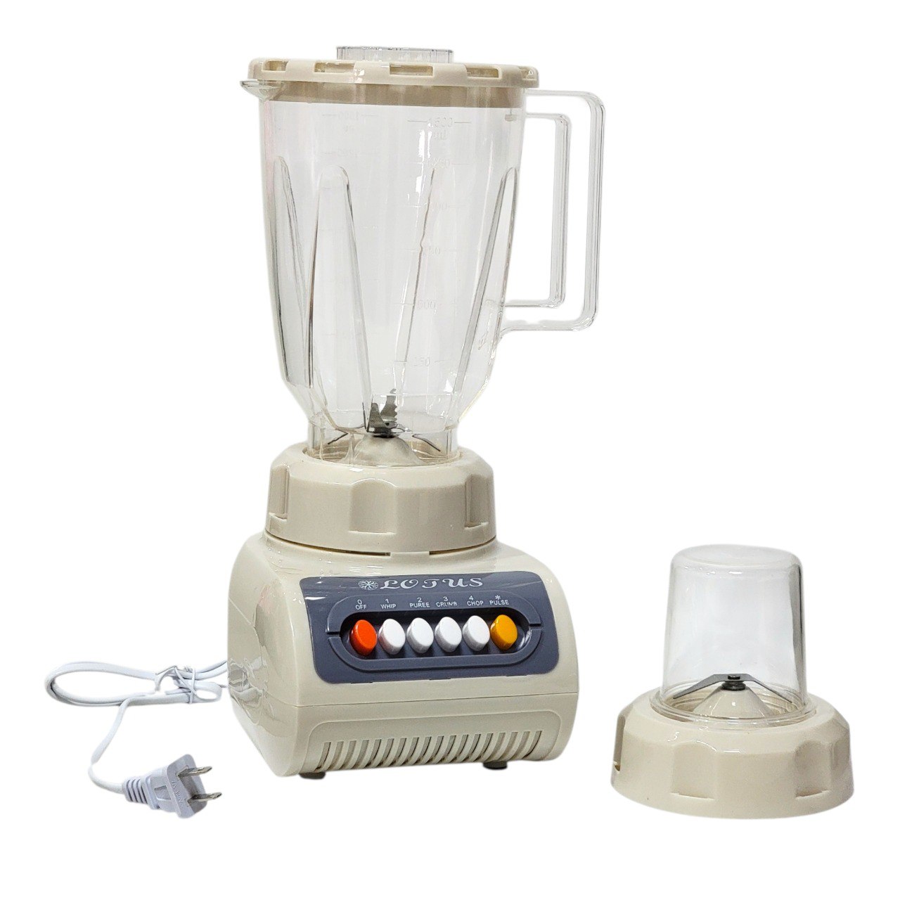 LICUADORA DE ALTA POTENCIA CON PICADOR MULTIUSO LOTUS 1.5L