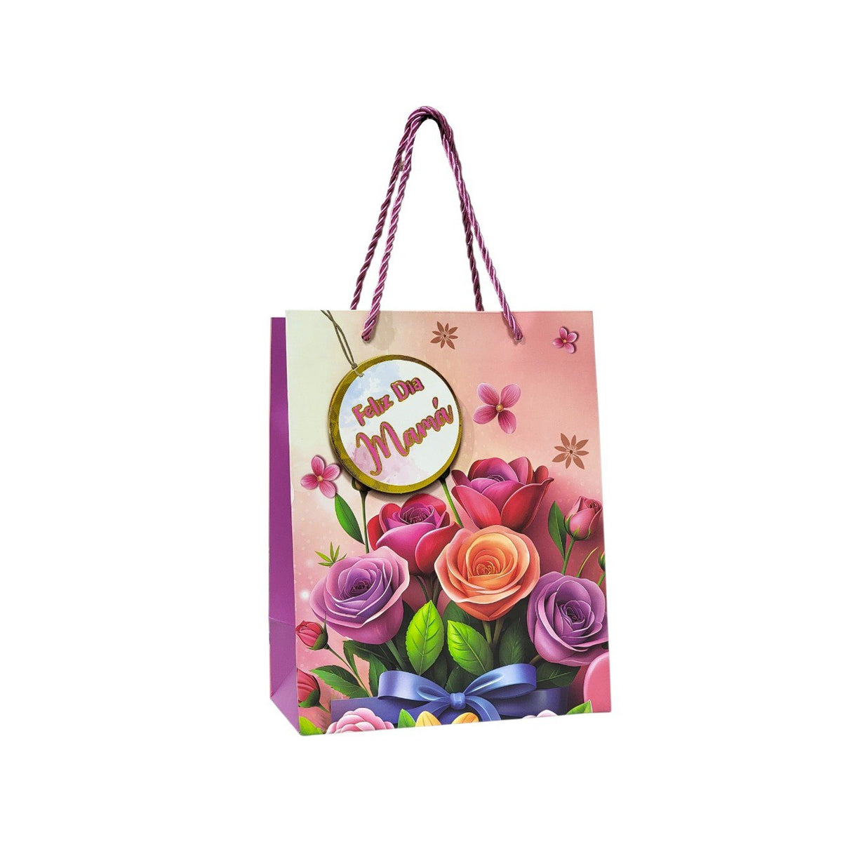 BOLSA DE REGALO PARA MADRE PEQUEÑA 23X18X10CM