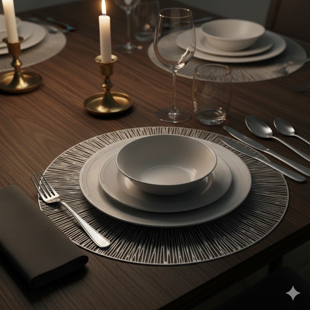 MANTEL PARA MESA COMEDOR CIRCULAR CASABELLA 38CM