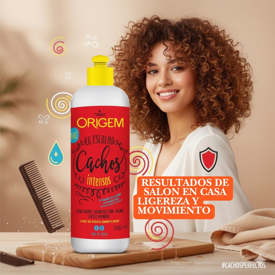 CREMA PARA EL CABELLO ACTIVADORA DE RIZOS CON ACEITE DE COCO NAZCA ORIGEM 500ML