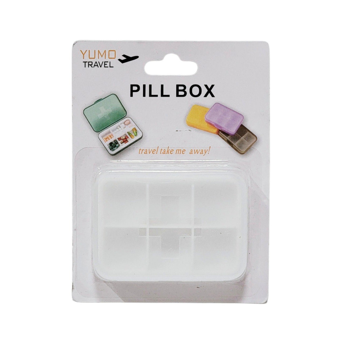 ORGANIZADOR DE PASTILLAS DE VIAJE YUMO TRAVEL 6.5CMX9CM