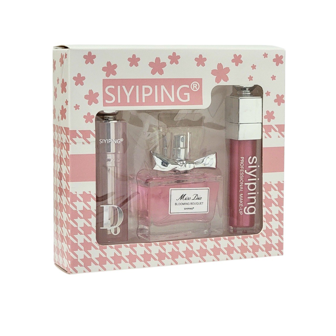 SET DE BRILLO LABIAL Y PERFUME SIYIPING (DUPE DE DIOR)