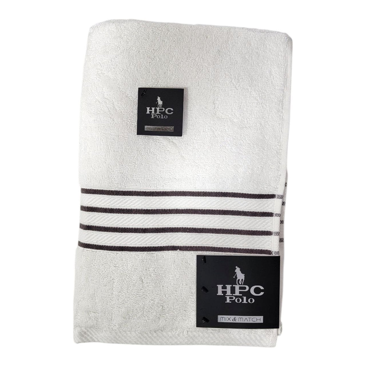 TOALLA DE BAÑO 100% ALGODON HPC POLO 68.5X13.7CM