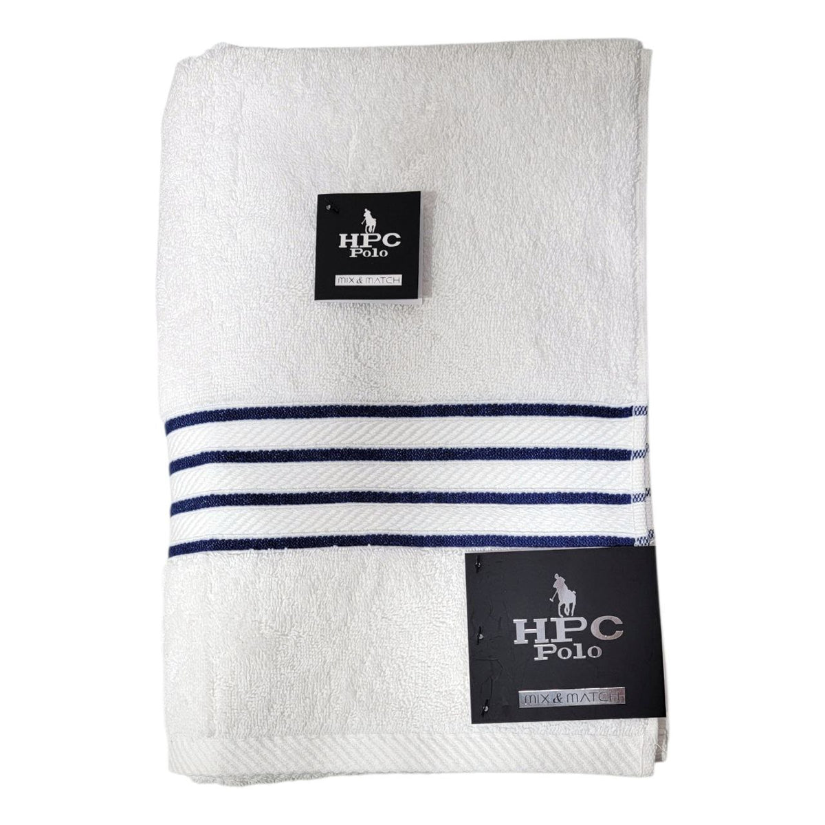 TOALLA DE ALGODON HPC POLO 68.5X13.7CM