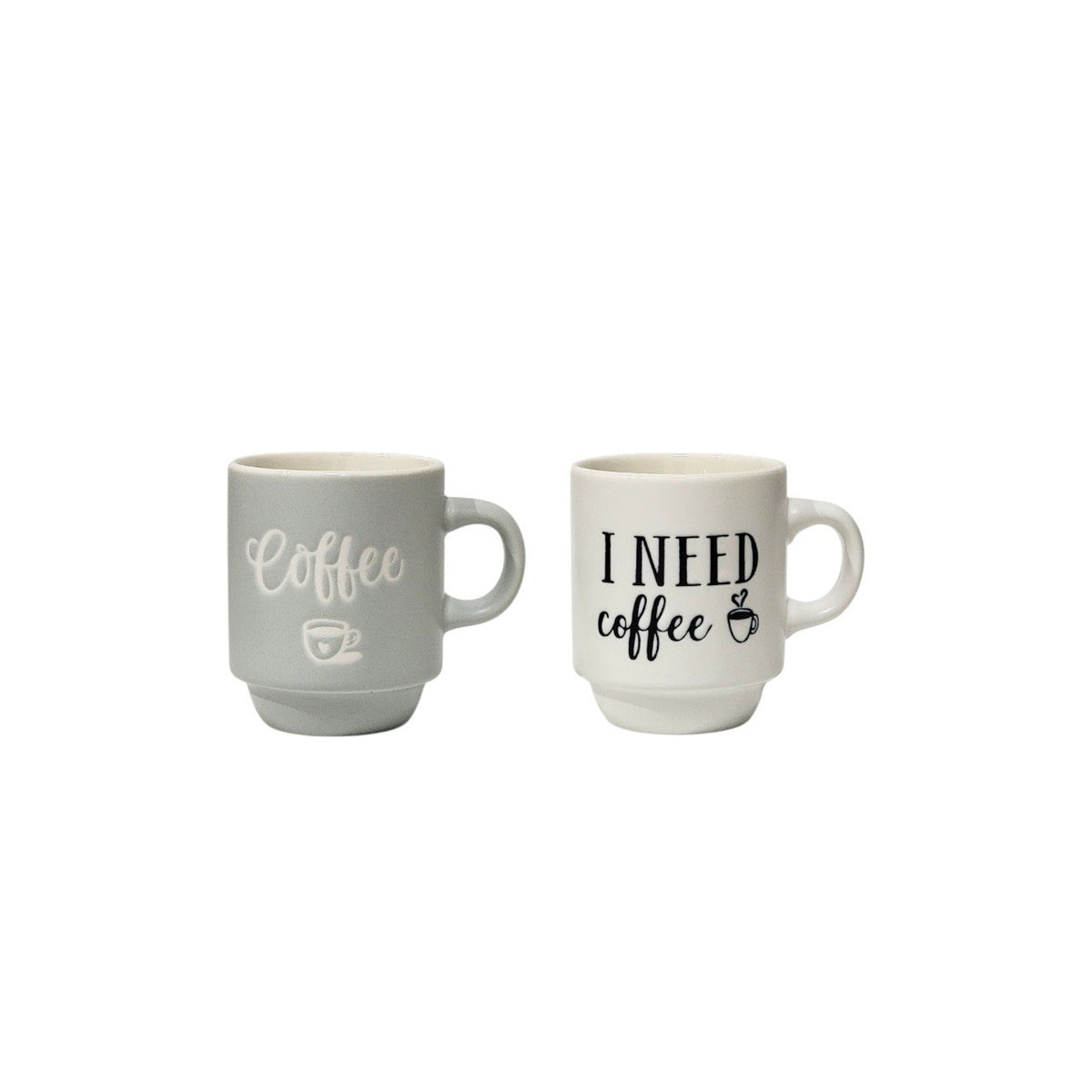 SET DE TAZAS DE ESPRESSO 4PCS LIFEART 6X7CM 120ML