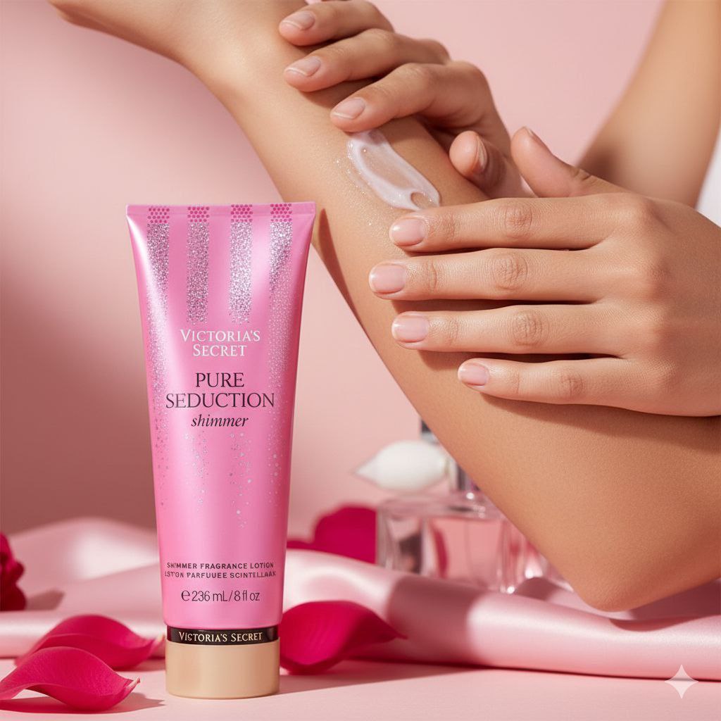 VICTORIAS SECRET CREMA PURE SEDUCTION SHIMMER 236ML (M)