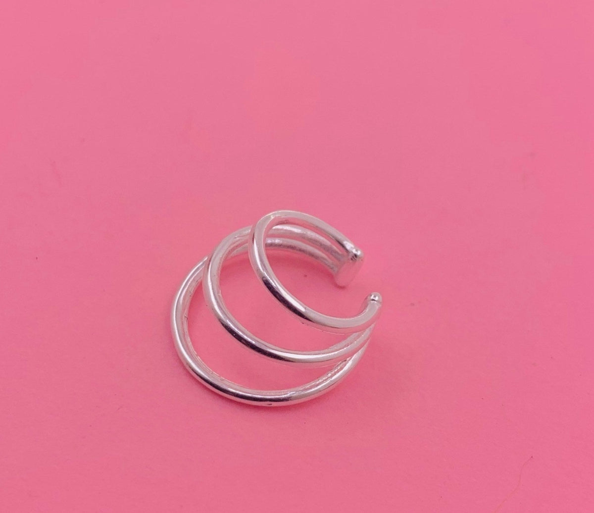PIERCING DE PRESION DE PLATA 9.25 PESO: 1.5G