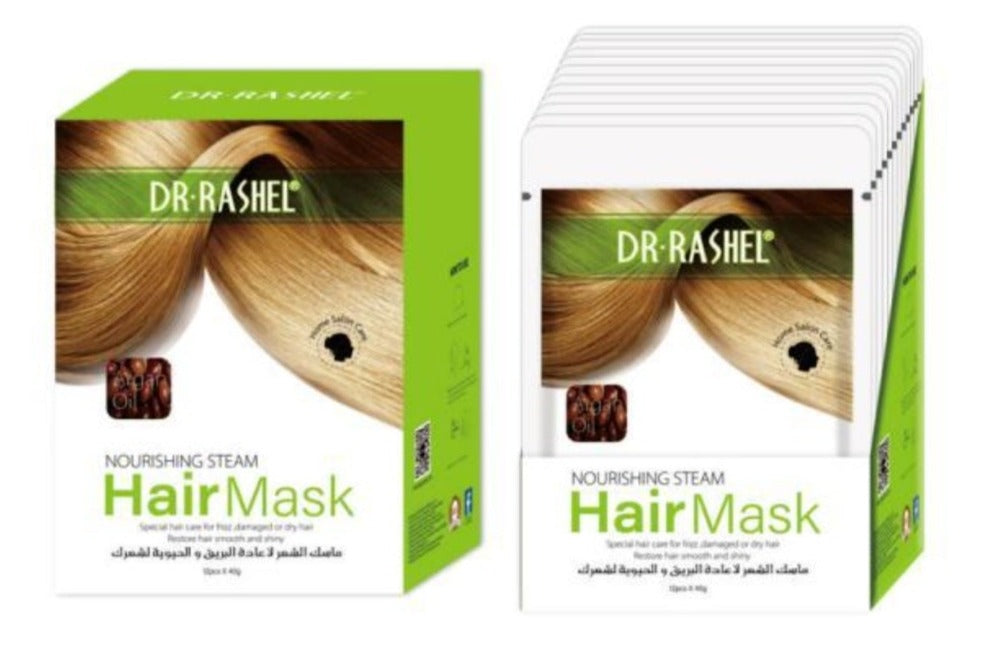 MASCARILLA PARA EL CABELLO DE VAPOR DE ACEITE DE ARGAN DR RASHEL