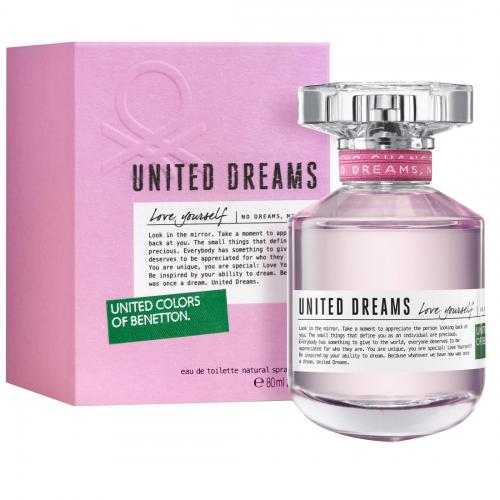 BENETTON LOVE UNITED 80 ML EAU DE TOILETTE SPRAY PARA MUJERES