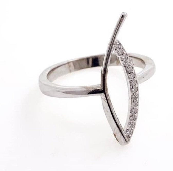 PANI1045 ANILLO OVALADO CON CIRCONES, PLATA 925