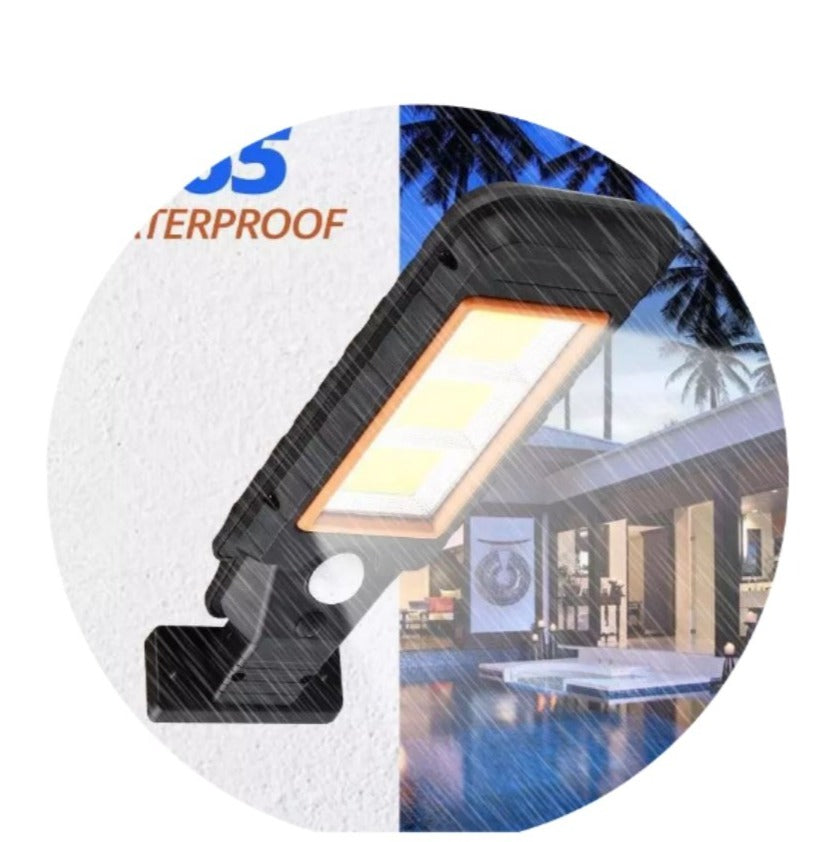 LAMPARA LED SOLAR PARA PATIO CON SENSOR DE MOVIMIENTO 27X10CM