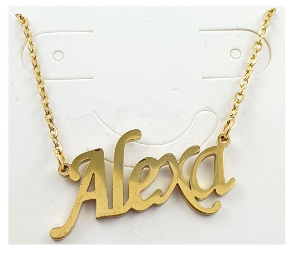 DIJE ACERO ALEXA