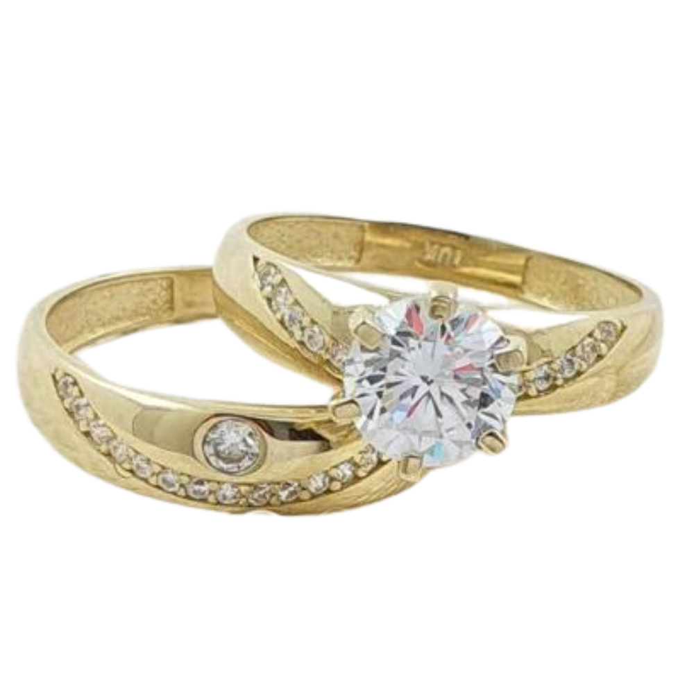 ANILLO DE ORO DE COMPROMISO