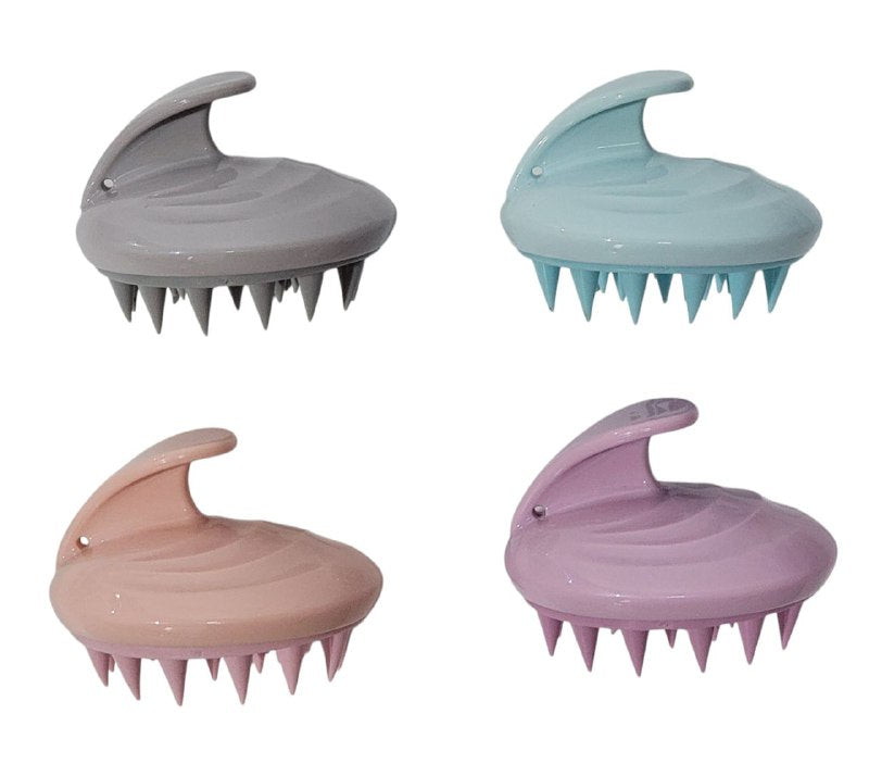 CEPILLO DE SILICONA PARA EL LAVADO DEL CABELLO, FUNCION DE MASAJE PARA EL CUERO CABELLUDO, EXFOLIANTE DEL CABELLO, ELIMINA CASPA Y ESTIMULA EL CRECIMIENTO DEL CABELLO RUBY FACE