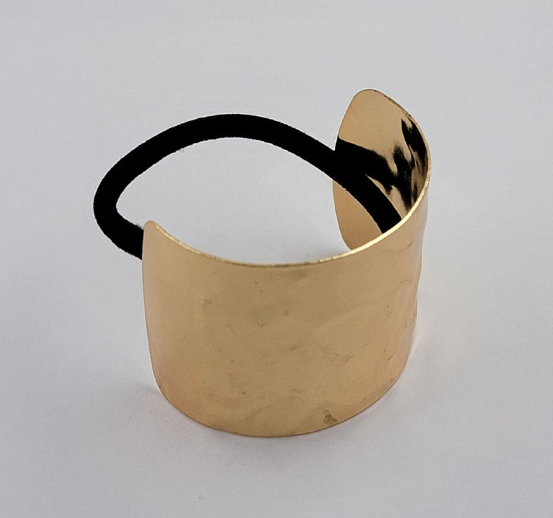 COLA DECORATIVA METALICA PARA EL CABELLO COLOR DORADO VARIOS ESTILOS PONY CUFFS