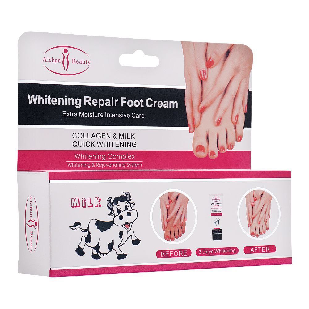 CREMA CORPORAL PARA PIES ACLARANTE Y REPARADORA AICHUN BEAUTY 100G