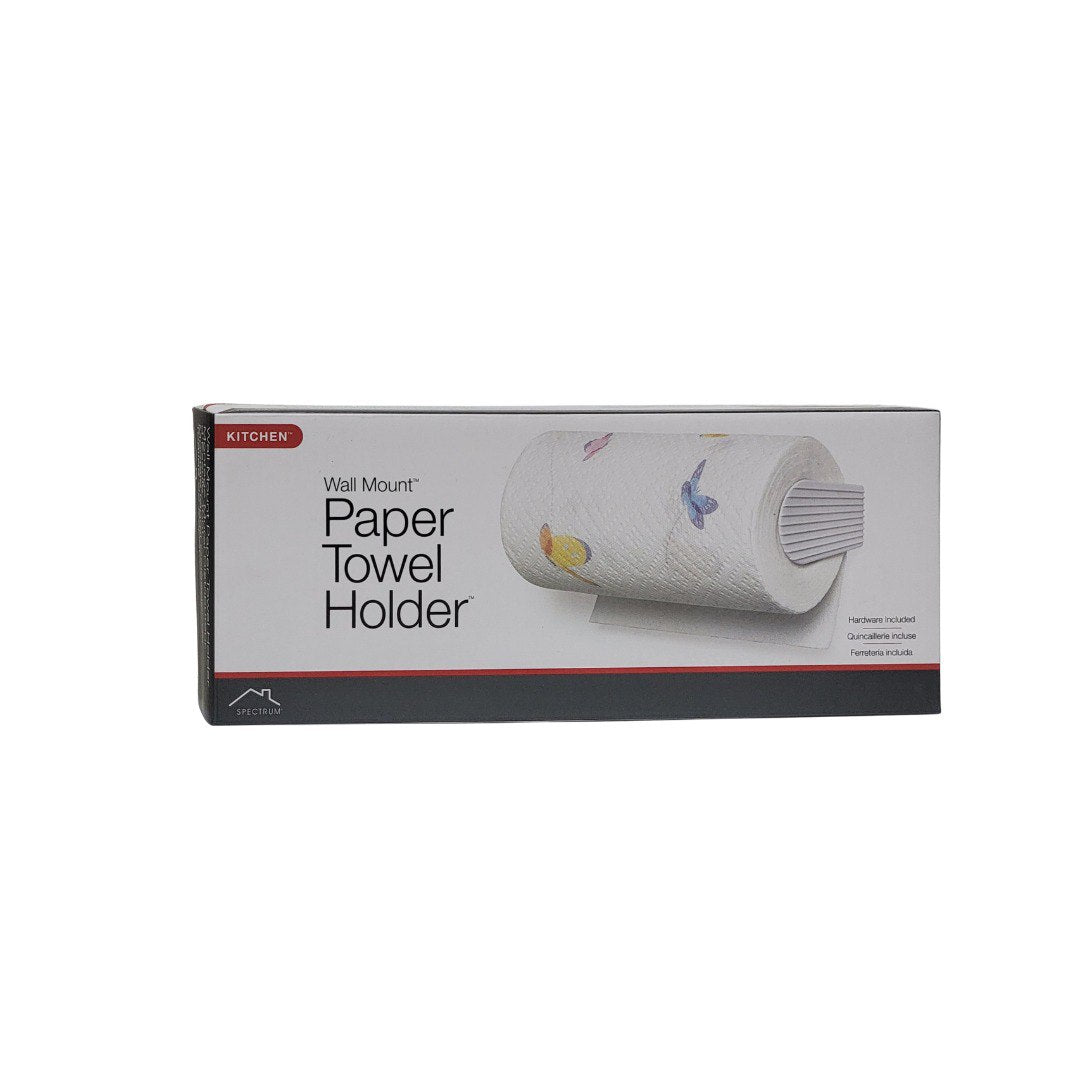 COLGADOR DE MONTAJE DE PARED PARA PAPEL TOALLA SPECTRUM 12X30