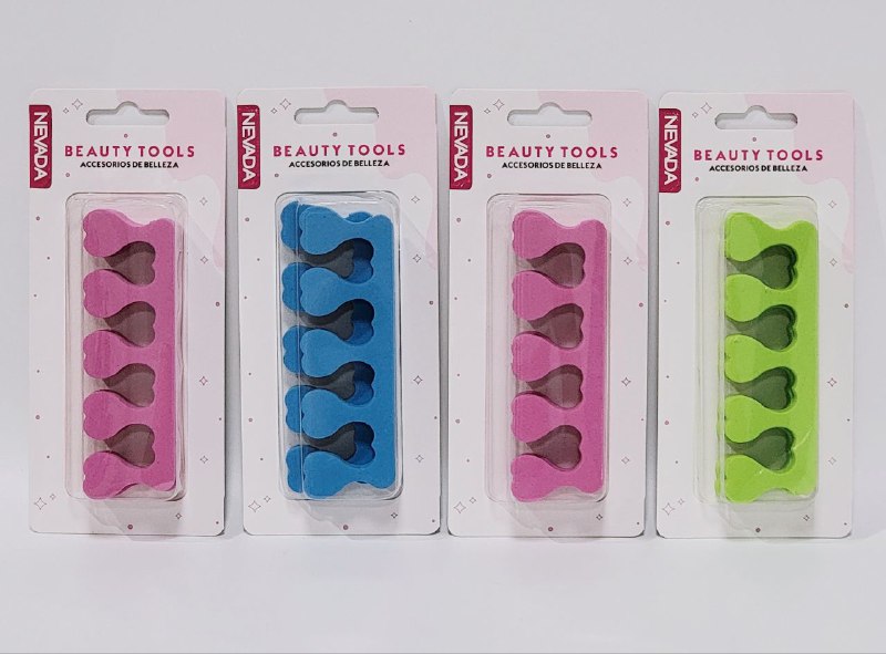 SEPARADOR DE DEDOS PARA PINTAR UÑAS, ACCESORIOS DE BELLEZA NEVADA BEAUTY TOOLS