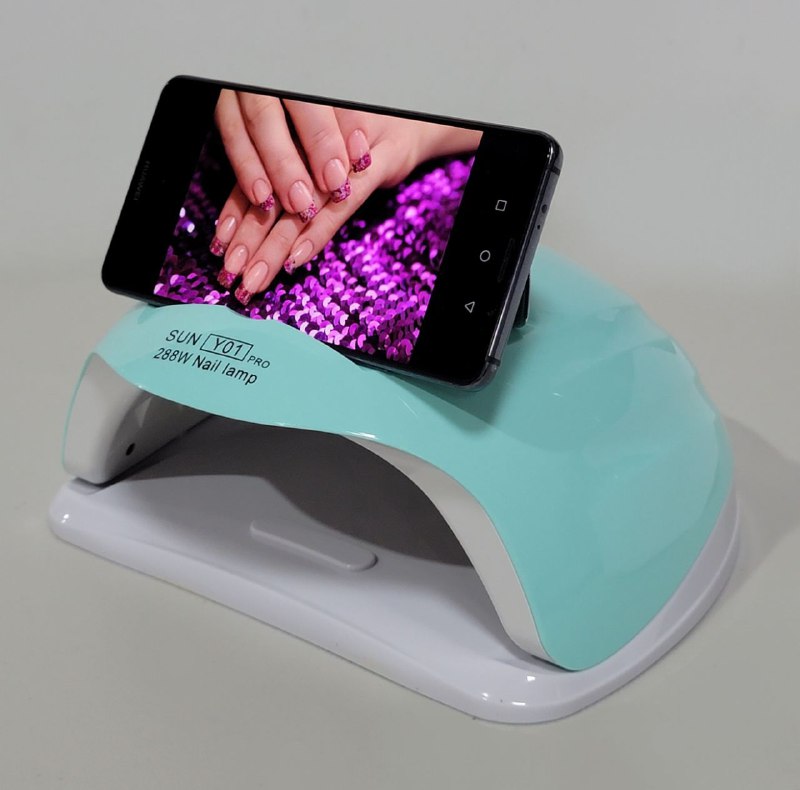 LAMPARA PARA UÑAS UV LED PARA SECADO RAPIDO DE UÑAS PANTALLA DIGITAL 288W WOMEN CARE SUN Y-01