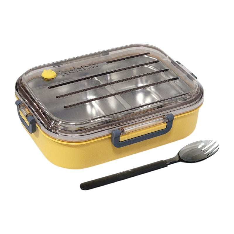RECIPIENTE PANA PARA ALIMENTOS CON BANDEJA DE ACERO INOXIDABLE Y DOBLE CAPA LOTUS 20X15X6CM
