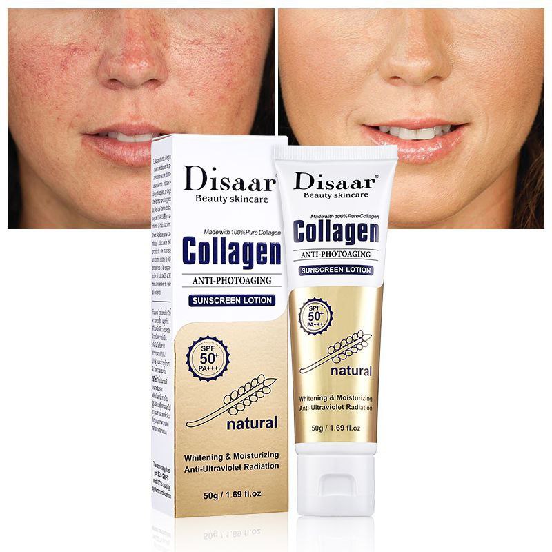 PROTECTOR SOLAR EN CREMA DE COLAGENO 4 EN 1 DISAAR 50G